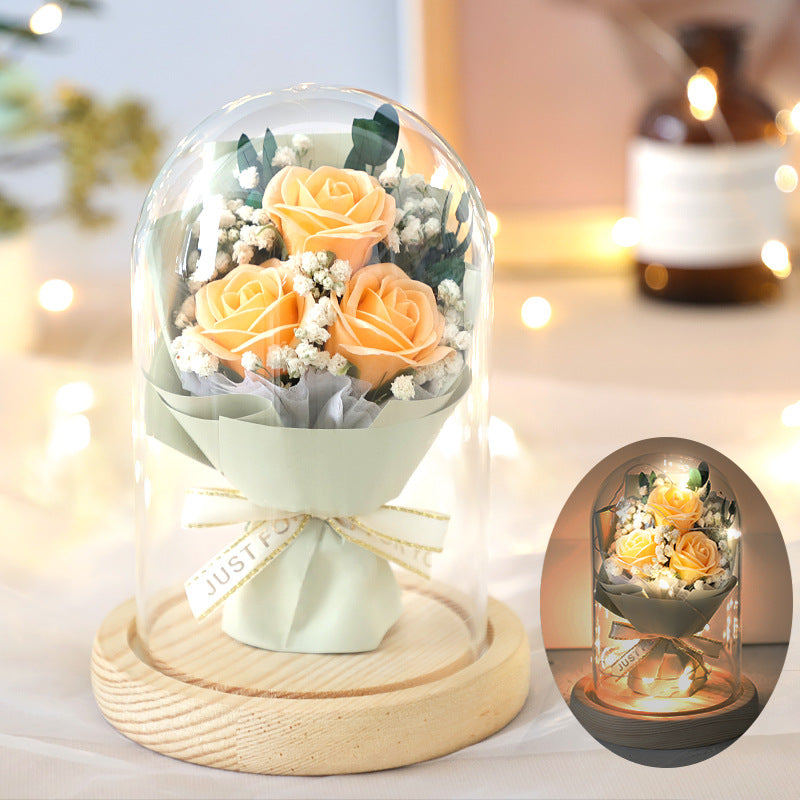 Delightful Bouquet in Glass