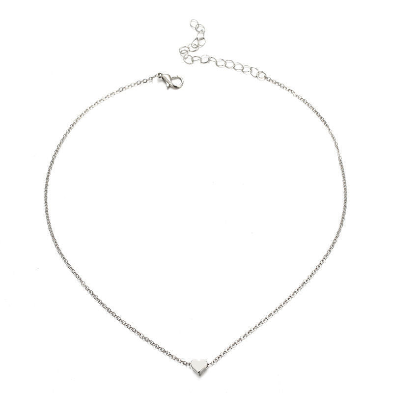 Elegant Double-Sided Heart Necklace